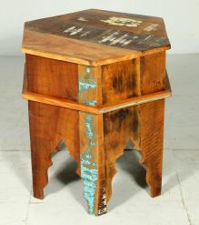 RECLAIMED WOOD END TABLE / NIGHTSTAND