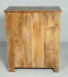 SOLID RECLAIMED TEAK WOOD & DISTRESSED METAL 9 DRAWER DRESSER CHEST BUREAU