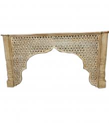 HAND CARVED SOLID WOOD CONSOLE TABLE