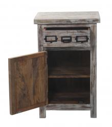 SOLID RECLAIMED TEAK WOOD SIDE TABLE