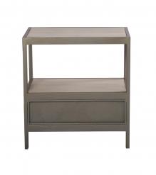IRON WOODEN END TABLE