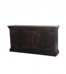 HAND CARVED SOLID WOOD SIDEBOARD 