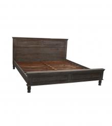 SOLID WOOD KING SIZE BED