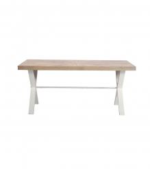 SOLID WOOD INLAID STARBURST DESIGN TABLE