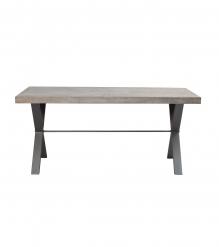 SOLID WOOD INLAID STARBURST DESIGN TABLE