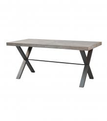 SOLID WOOD INLAID STARBURST DESIGN TABLE