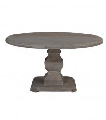 ROUND SOLID WOOD DINING TABLE