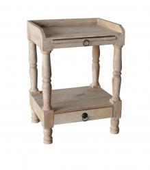 WOOD END TABLE / BEDSIDE TABLE