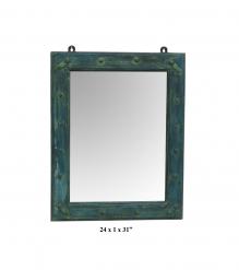 SOLID RECLAIMED WOOD FRAME & MIRROR