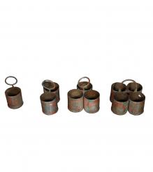 PAINTED IRON GLASS HOLDER