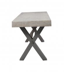 SOLID WOOD & IRON BENCH