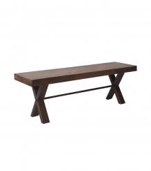 SOLID WOOD & IRON BENCH