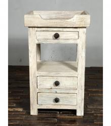 SOID RECLAIMED TEAK WOOD SIDE TABLE END TABLE