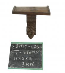 carved wood shelf / TELEPHONE STAND