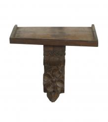 carved wood shelf / TELEPHONE STAND