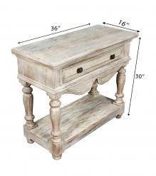 SOLID RECLAIMED TEAK WOOD CONSOLE TABLE