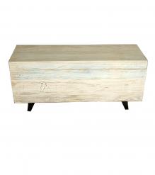 SOLID RECLAIMED TEAK WOOD STORAGE TRUNK / COFFEE TABLE