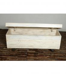 SOLID RECLAIMED TEAK WOOD STORAGE TRUNK / COFFEE TABLE