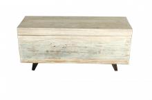 SOLID RECLAIMED TEAK WOOD STORAGE TRUNK / COFFEE TABLE