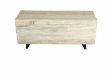 SOLID RECLAIMED TEAK WOOD STORAGE TRUNK / COFFEE TABLE