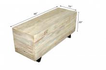 SOLID RECLAIMED TEAK WOOD STORAGE TRUNK / COFFEE TABLE