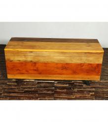 SOLID RECLAIMED TEAK WOOD STORAGE TRUNK / COFFEE TABLE