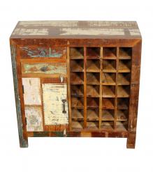 SOLID RECLAIMED WOOD WINE BAR