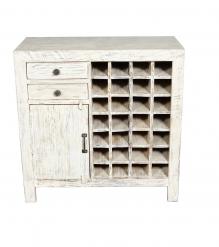 SOLID RECLAIMED TEAK WOOD WINE BAR
