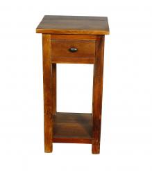 SOLID RECLAIMED TEAK WOOD END TABLE NIGHTSTAND