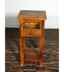 SOLID RECLAIMED TEAK WOOD END TABLE NIGHTSTAND