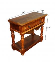 SOLID RECLAIMED TEAK WOOD CONSOLE