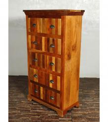 SOLID RECLAIMED TEAK WOOD DRESSER BUREAU CHEST