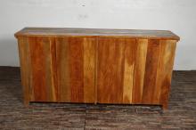 SOLID RECLAIMED HAND CARVED TEAK WOOD SIDEBOARD CABINET W/ 4 DRAWERS & 4 DOORS