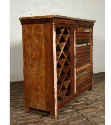 SOLID RECLAIMED TEAK WOOD WINE LIQUOR BAR