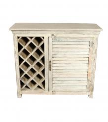 SOLID RECLAIMED TEAK WOOD WINE LIQUOR BAR