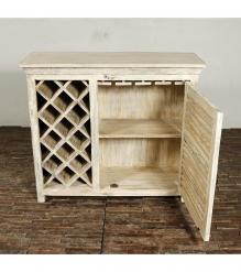 SOLID RECLAIMED TEAK WOOD WINE LIQUOR BAR