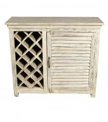 SOLID RECLAIMED TEAK WOOD WINE LIQUOR BAR