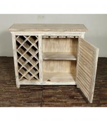 SOLID RECLAIMED TEAK WOOD WINE LIQUOR BAR