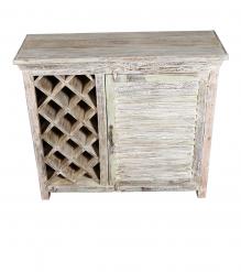 SOLID RECLAIMED TEAK WOOD WINE LIQUOR BAR