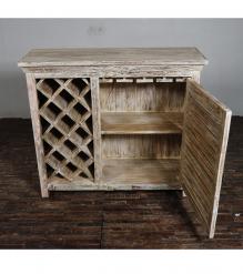 SOLID RECLAIMED TEAK WOOD WINE LIQUOR BAR