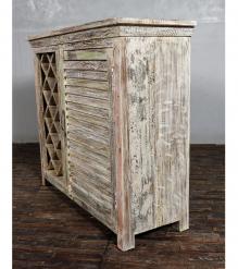 SOLID RECLAIMED TEAK WOOD WINE LIQUOR BAR