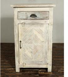 RECLAIMED WOOD 1 DRAWER END TABLE / NIGHTSTAND