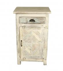 RECLAIMED WOOD 1 DRAWER END TABLE / NIGHTSTAND