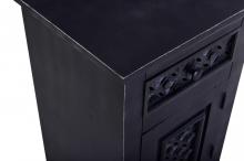 CARVED WOOD END TABLE / NIGHTSTAND
