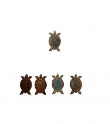 HAND CARVED WOOD TURTLE