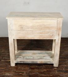 SOLID RECLAIMED TEAK WOOD SIDEBOARD W/ SHELF & 4 DRAWERS
