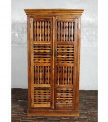 2 DOOR SOLID RECLAIMED TEAK WOOD CABINET