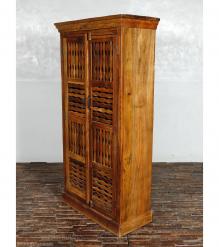 2 DOOR SOLID RECLAIMED TEAK WOOD CABINET
