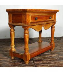 SOLID RECLAIMED TEAK WOOD SIDE BOARD W/ DRAWER