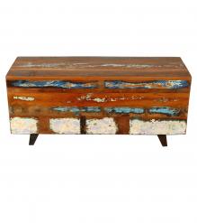SOLID RECLAIMED TEAK WOOD STORAGE TRUNK / COFFEE TABLE